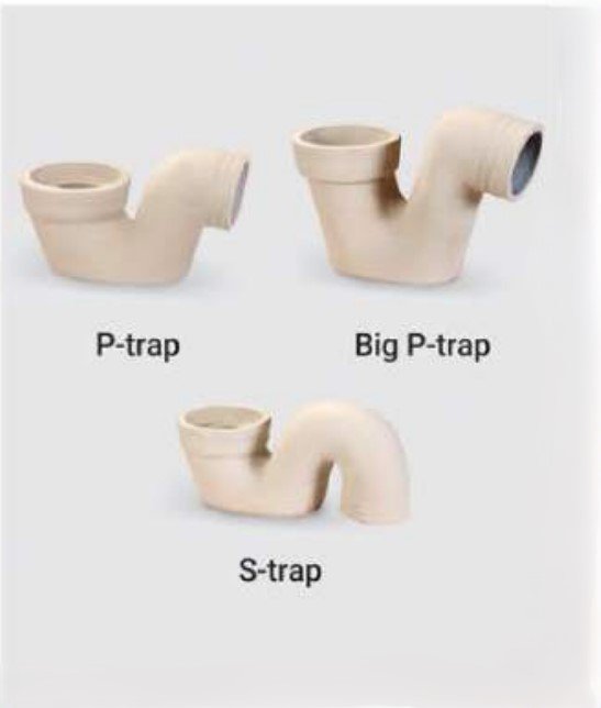 Զուգարանակոնքի սիֆոն ասիական P-trap