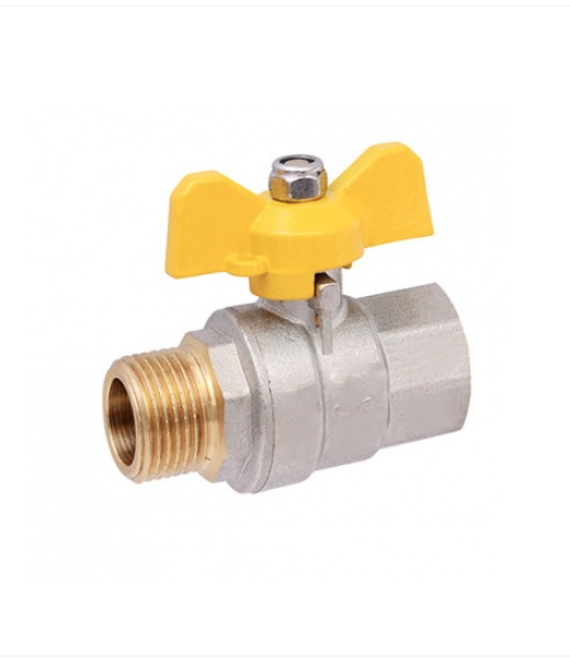 Փական 1" գնդիկավոր գազի լատունե Դու25