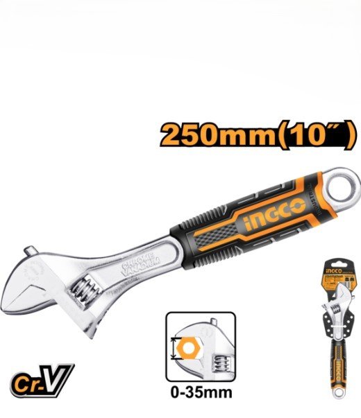 Բացվող բանալի ռետինե բռնակով 250մմ