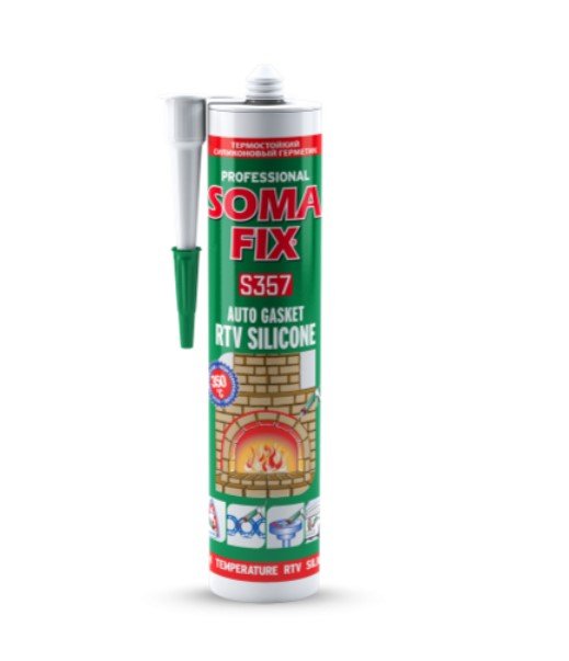 Սիլիկոն հրակայուն սև 1500c Somafix 