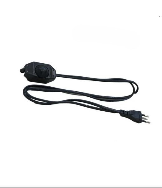 Բռայի ճտիկ լարով սև 2x0.75 1,8մ