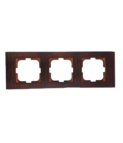 Շրջանակ վարդակի 3տ. OVIVO GRAND մուգ դուբ