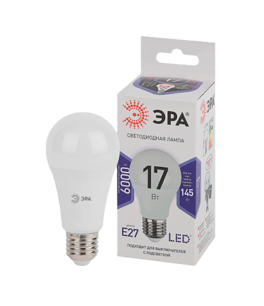 Լամպ A60-17W 6000K ԷՌԱ լեդ 