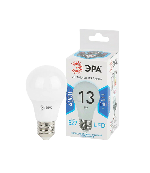 Լամպ A60-13W E27 ԷՌԱ լեդ 4000K