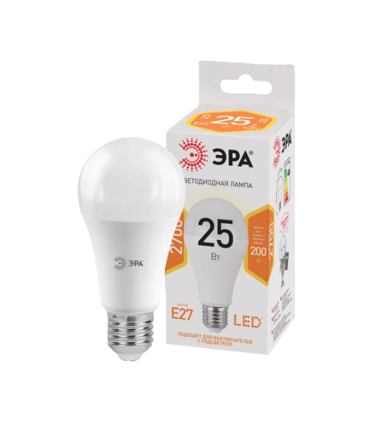Լամպ A65 25W E27  2700K ԷՌԱ 