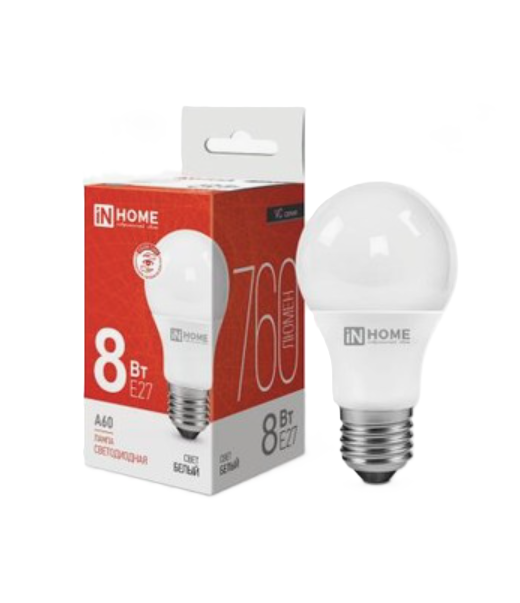 Լամպ լեդ-A60-VC8BT 230B E27 4000K