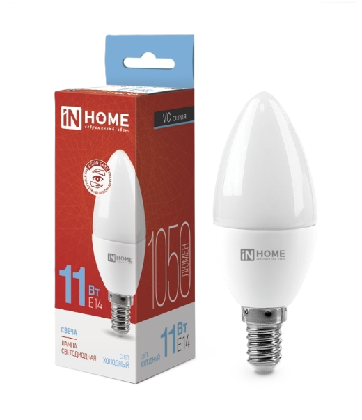 Լամպ լեդ-standard 11W 230B E14 6500K 990 Лм