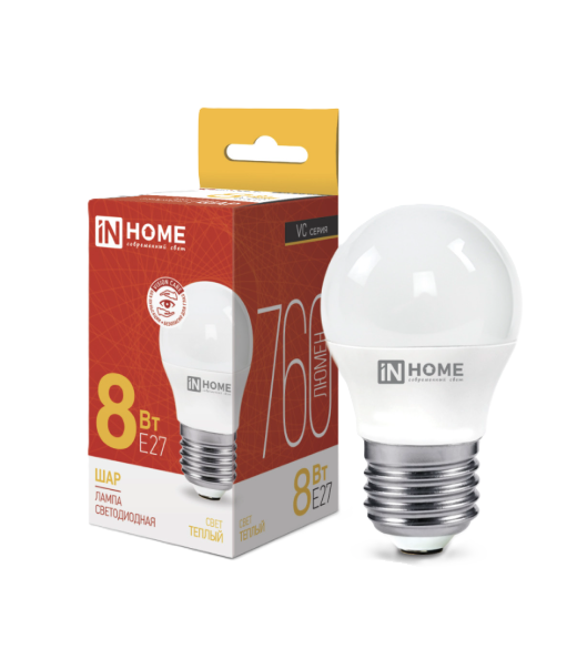 Լամպ LED -R63-8w E27 3000K  600 lm in home