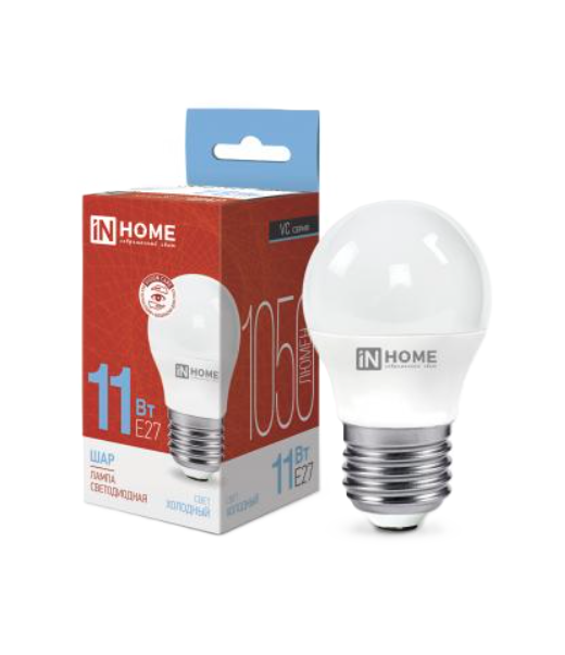 Լամպ LED -шар-11w E27 6500K . 990 lm in home