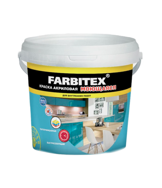 Ներկ 13կգ FARBITEX  ակրիլային լվացվող