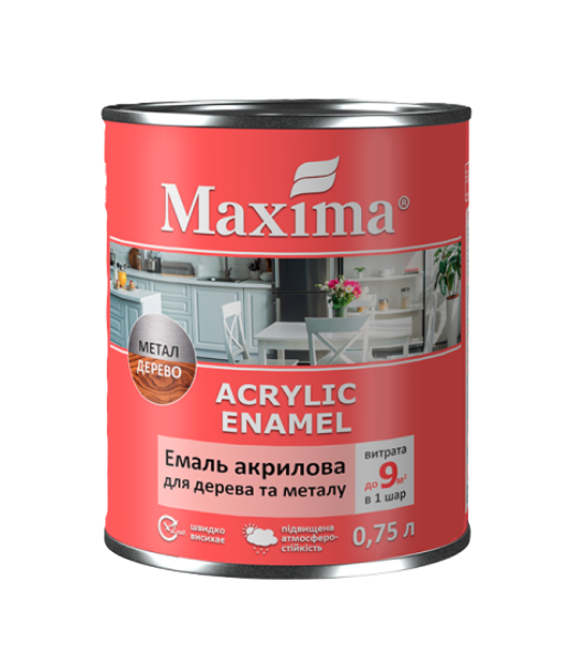 Ներկ ջրային սպիտակ 0.75լ Մաքսիմա