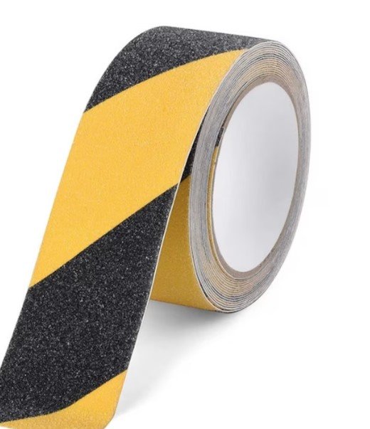 Հակասայթակման ժապ. 5սմ-5մ սև դեղին