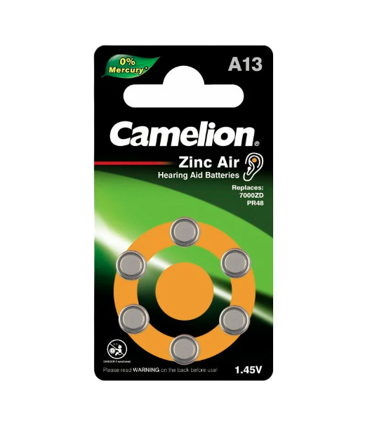 էլեմենտ լսողական սարքերի A 13 SP-6  1.4w