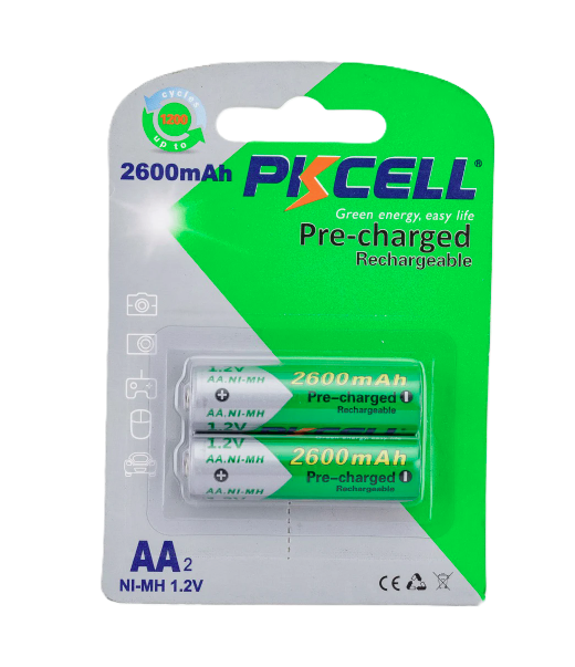 Կուտակիչ PKCELL AA 2600 mAhx2 լիցքվորված