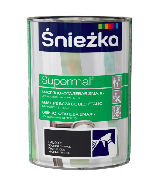 Ներկ 0.8լ Snejka Supermal mat.