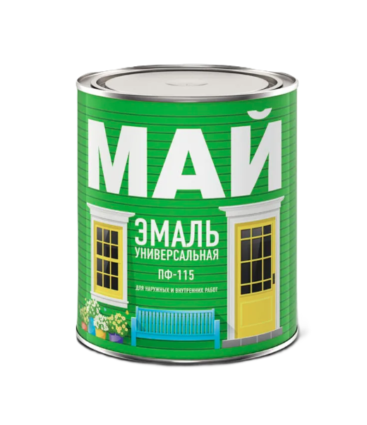 Էմալ ունիվերսալ MAY PF115 մոխրագույն 08կգ